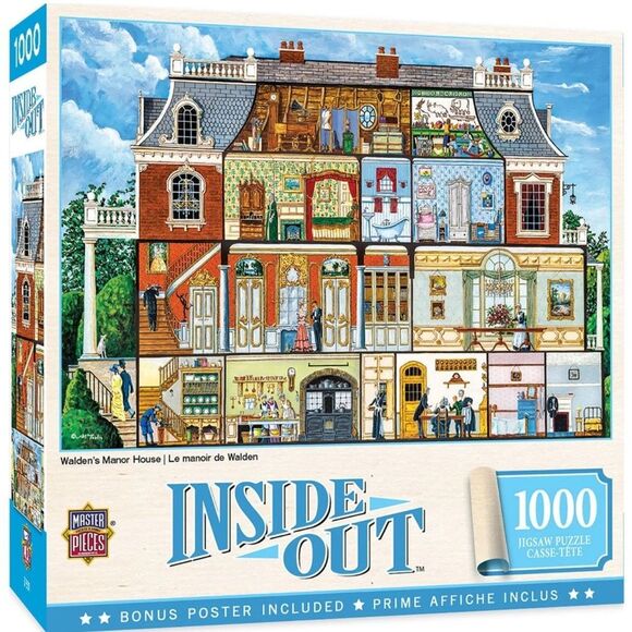 Jigsaw Puzzle Manor House 1000 Pieces - Picture 3 of 10